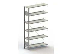 Inhaakstelling Aanbouwveld Verzinkt 1850x1006x336mm 6legborden 80kg