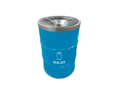 Afvalbak The BinBin Vlamvertragend Blikjes met inwerpopening 200 Liter