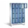 Lockerkast 1850x1190x500mm 4x4 vakken Cilinderslot Poten, RAL5010