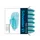 Inktpatronen Schneider pastel Bermuda Blauw doos 6st.