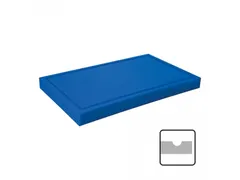 Caterchef HACCP Snijblad Blauw met geul 60x33x4cm