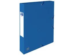 Elastobox Oxford Top File+ A4 40mm blauw