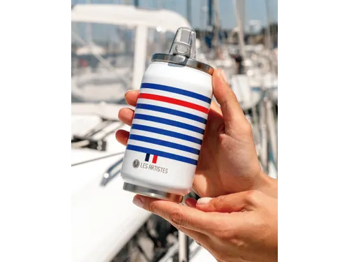 Thermosbeker Les Artistes Paris blik 280ml Sailor met rietje