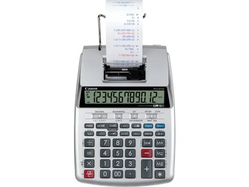 Canon P23-DTSC calculator Desktop Rekenmachine met printer Zilver