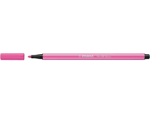 Viltstift STABILO Pen 68/056 medium neon roze