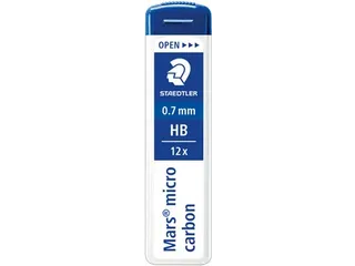 Staedtler Potloodstiften Mars 0.7 mm hb, Etui van 12 Stuks - 1