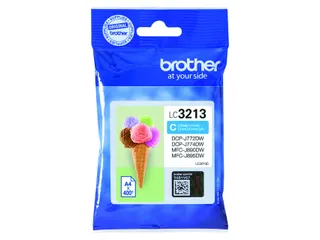 Inktcartridge Brother LC-3213 blauw HC - 3
