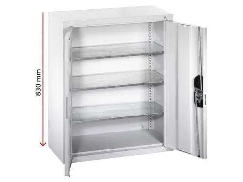 Hangkast 830x700x300mm 3legborden Draaideuren Ral7035