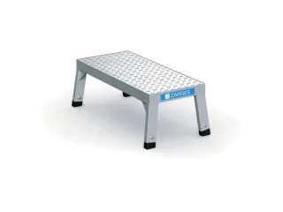 Werkbordes Basismodule A Aluminium H 200 x B 550 x D 250mm Traanplaat - 2