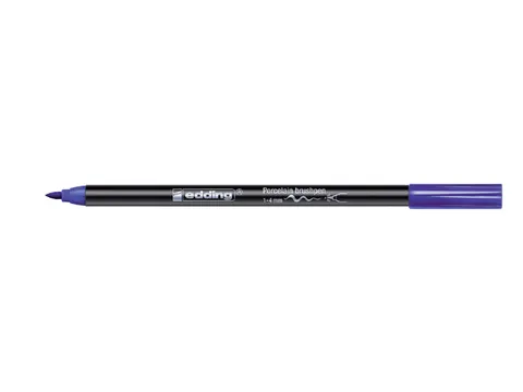 Brushpen edding 4200 porselein blauw