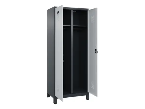 locker voor scheiding van kleding,HxBxD 1950x800x500mm,2vak