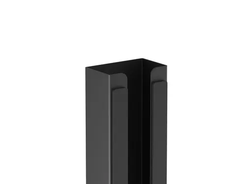 Kabelgoot staal Neomounts magnetische bevestiging 35cm zwart