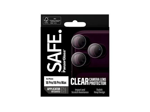 PanzerGlass SAFE. by Camera Lens Protector Transparent iPhone 18 Pr