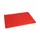 Hygiplas Snijplank glad LDPE 45x30x1cm Rood