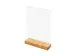 Porte-menu de table IEZZY A4 socle bois