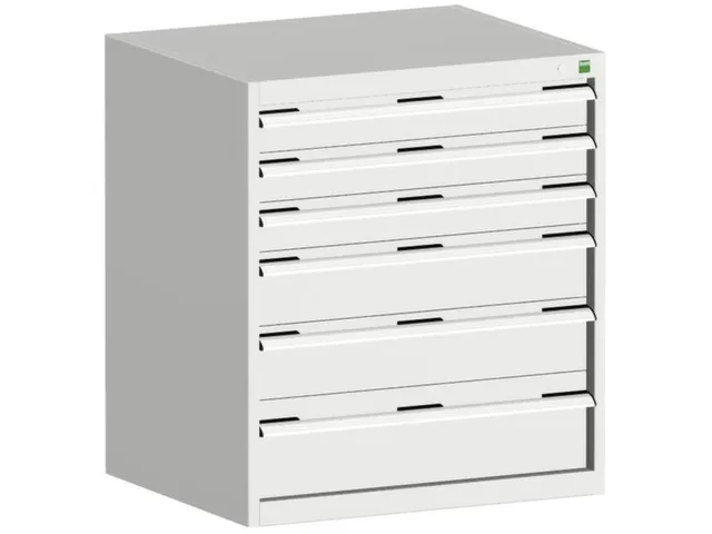 ladekast 900x800x750mm 6laden zware lasten RAL7035 front RAL7035