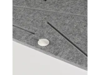 Akoestisch wandpaneel 8-hoek met patroon uitsnede 100x100cm Grijs - 4