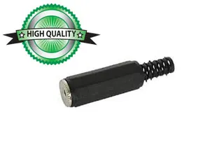 Vrouwelijke 2.5mm Stereo Jack - Plastic Zwart - 1
