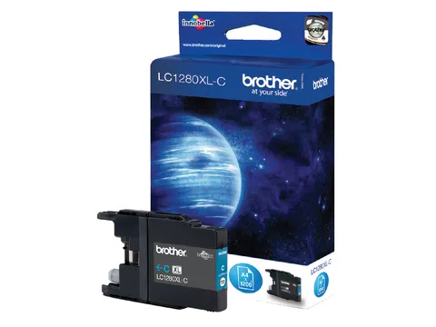Inktcartridge Brother LC-1280XLC blauw HC