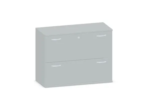 hangmappenkast 770x1000x430mm 2hangmappenframes Lichtgrijs