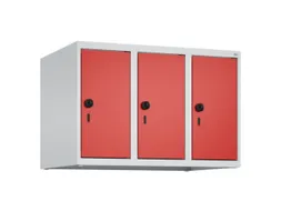 opzetkast,v. locker,3vak.,vak B 250mm,HxBxD 500x750x500mm,vleugeldeur