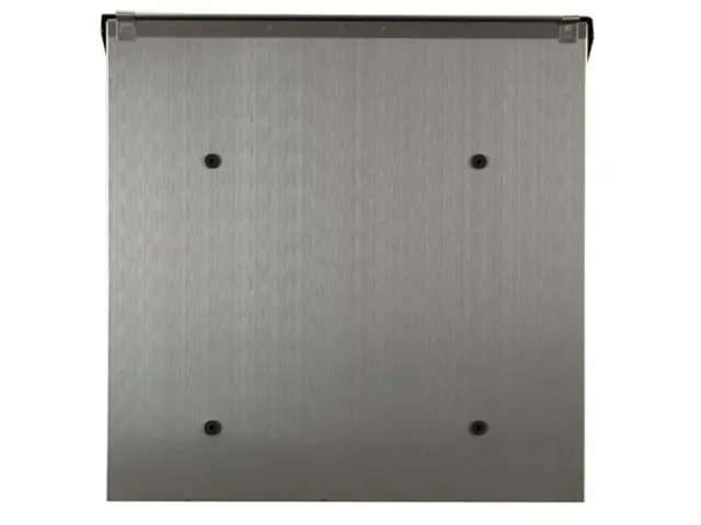 Brievenbus Monaco Inox met naamplaatje incl. 2 sleutels 36.8x36.5x10cm