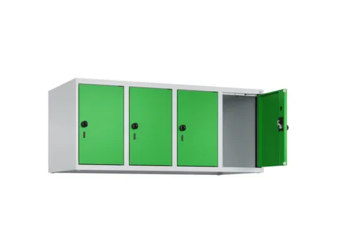 opzetkast,v. locker,4vak.,vak B 300mm,HxBxD 500x1200x500mm