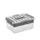 Q-line opbergbox 15L met bakje transparant grijs - 40x30x18cm