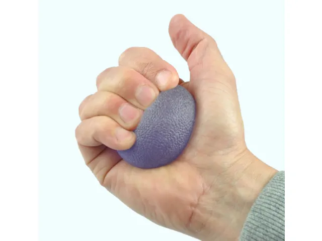 Handtrainer gelbal Able2 Soft blauw