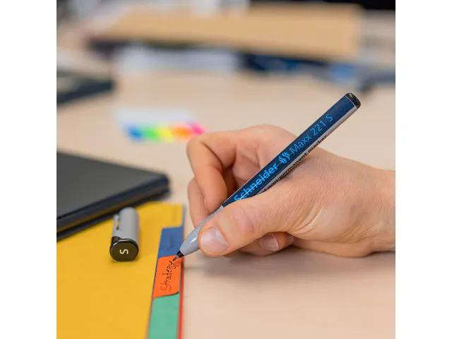 Universele marker Schneider Maxx 221 S non-permanent blauw
