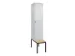 locker voor scheiding van kleding,HxBxD 2120x400x815mm,1vak