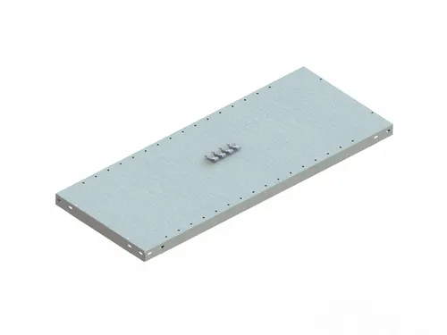 legbord,v. magazijnstelling,BxD 1000x400mm,vakl. 150kg,verzinkt