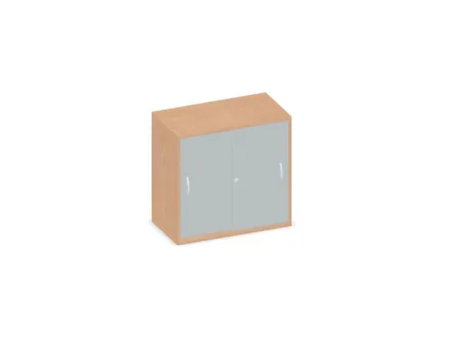 Schuifdeurkast 770x800x430mm Romp Beuken Decor Front Lichtgrijs