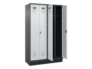 locker voor scheiding van kleding,HxBxD 1950x1200x500mm,4vak - 1