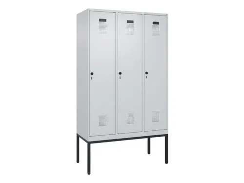 locker,HxBxD 2120x1200x500mm,3vak,vak B 400mm,draaigrendel