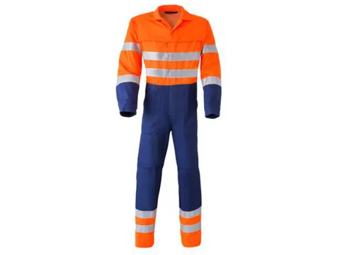 Havep 2415 overall, marineblauw/oranje, maat 52, per stuk