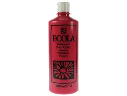 Plakkaatverf Ecola Flacon van 1000 ml Karmijnrood