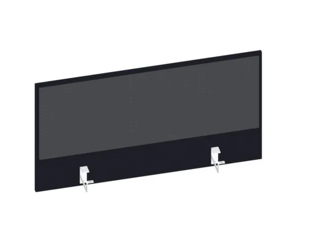 baliepaneel v. bureau aanbouw achter CC-zwart BN8010-antraciet 1000mm