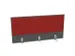 panneau de rehausse,p. table de bureau,MS-gris foncé,BN4011-rouge