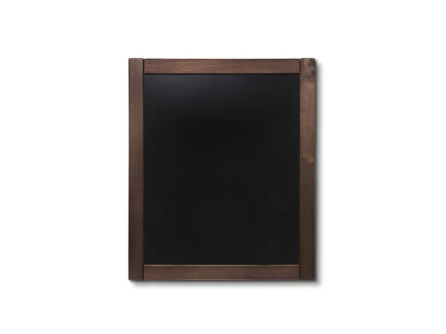 Tableau à craie mural Natura Classic 50x60cm Marron foncé