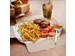 Boîte-repas Fonkels GO!mealbox 2000ml marron 23x14x7,4cm 80pces
