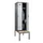 locker met bank,HxBxD 2120x600x815mm,2vak,vak B 300mm,draaigrendel