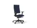 Bureaustoel Donkerblauw Frame Zwart Synchroonmechanisme Met Armleuning