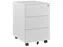 Bloc 3 tiroirs mobile blanc