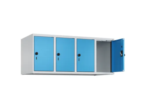opzetkast,v. locker,4vak.,vak B 300mm,HxBxD 500x1200x500mm