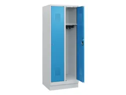 schoollocker,HxBxD 1630x600x500mm,2vak,vak B 300mm,cil.-slot,sokkel