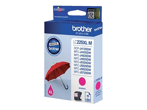 Inktcartridge Brother LC-225XLM rood HC