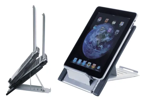 Tabletstandaard NSLS100 opvouwbaar 10-22 inch Zilvergrijs