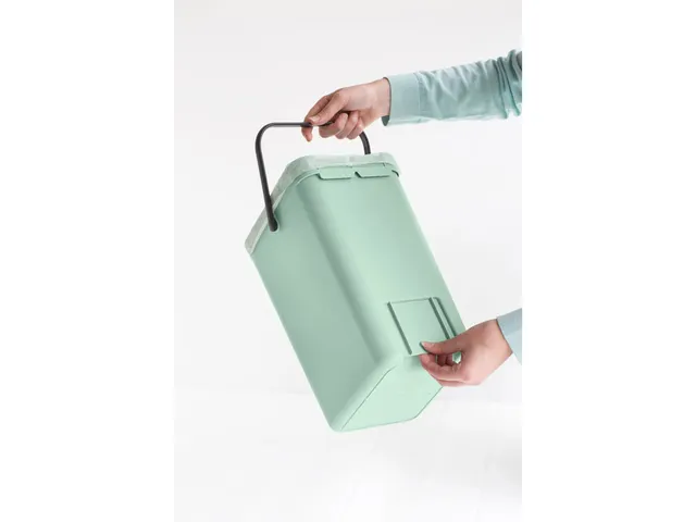 Afvalemmer Sort & Go 12 Liter Jade Lichtgroen