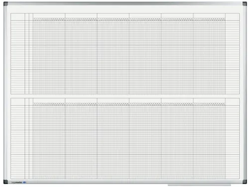 Premium jaarplanner in halfjaarformaat 90x120 cm